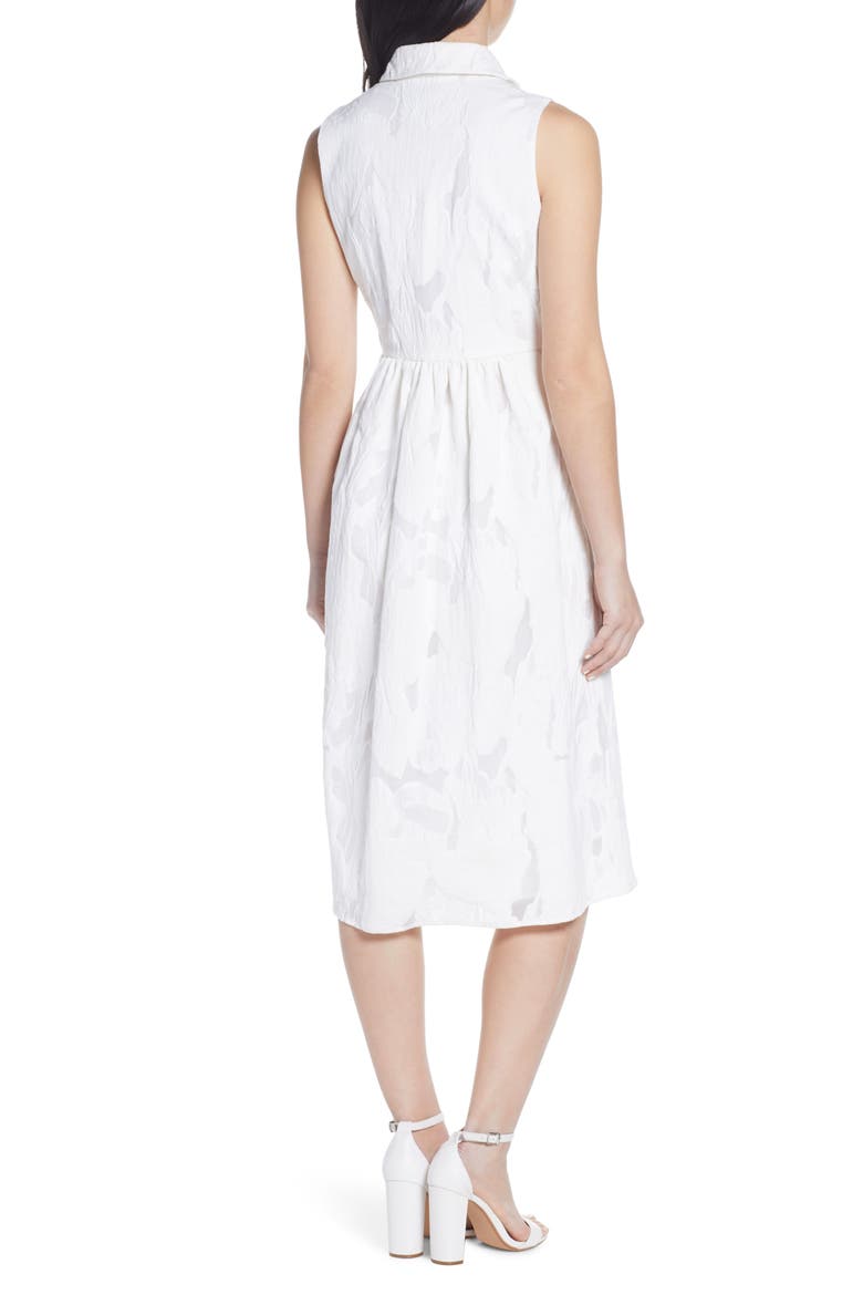 Jacquard Shirtdress, Alternate, color, IVORY
