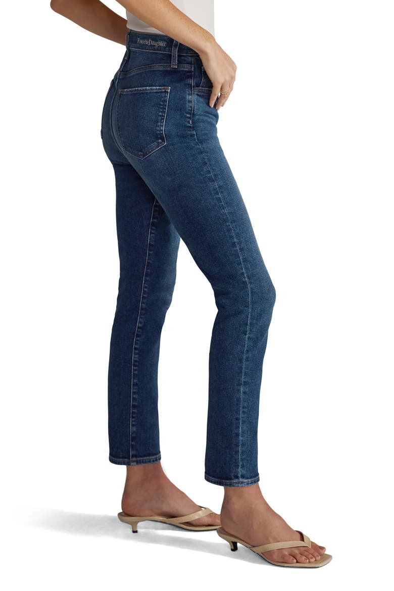 The Valentina Super High Waist Ankle Cigarette Jeans, Alternate, color, DALLAS