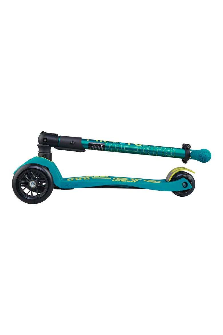 Maxi Deluxe Foldable Kick Scooter, Alternate, color, PETROL GREEN