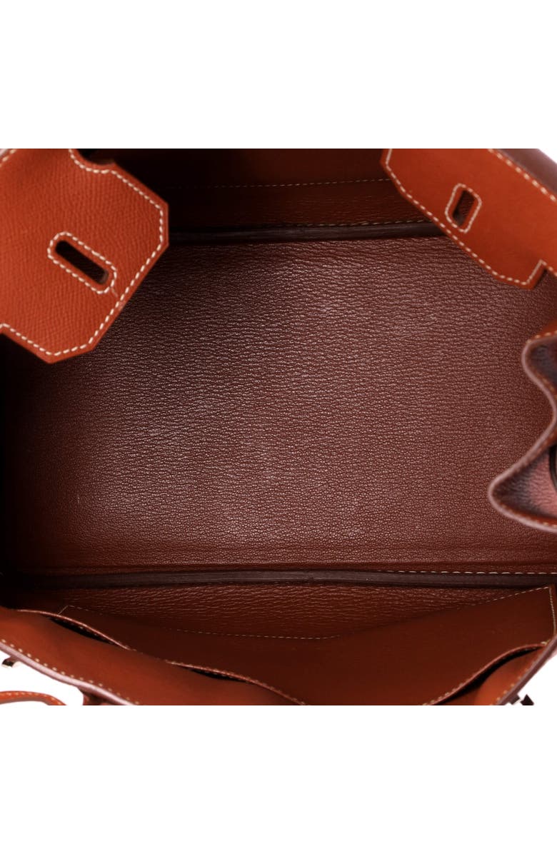 Pre-Owned Hermes Birkin Handbag Orange Epsom with Palladium Hardware 30, Alternate, color, Brique