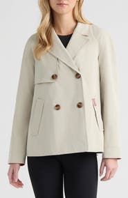 Hunter Tina Double Breasted Short Trench Coat