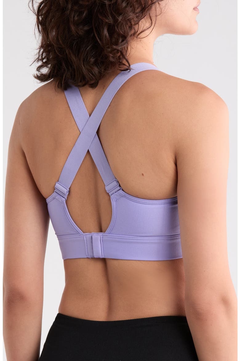 Continuum High Support Racerback Sports Bra, Alternate, color, TRANSPARENT