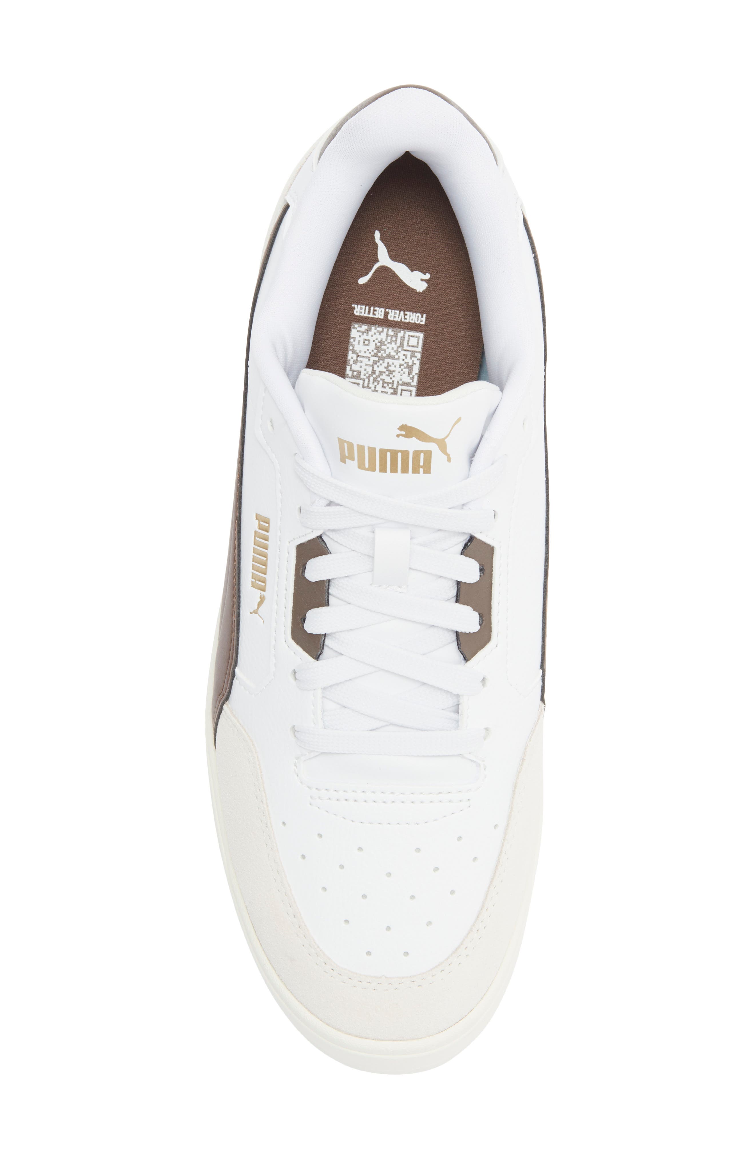 PUMA Shuffle Downtown OG Sneaker, Alternate, color, Puma White/ Flat Bronze/ Gray