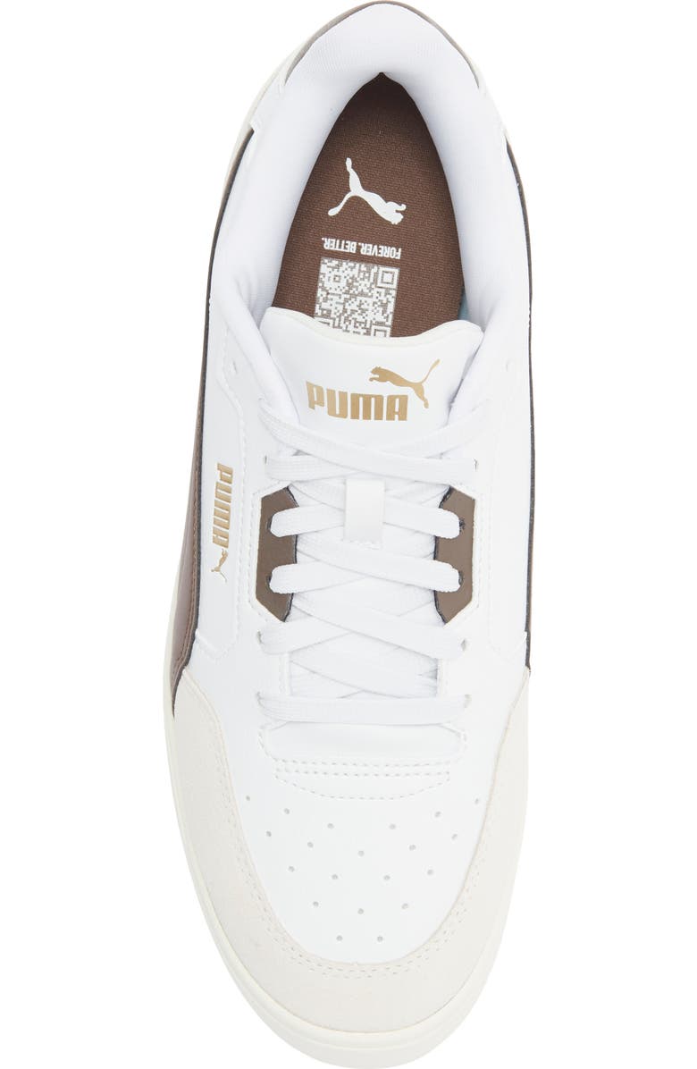 PUMA Shuffle Downtown OG Sneaker, Alternate, color, Puma White/ Flat Bronze/ Gray
