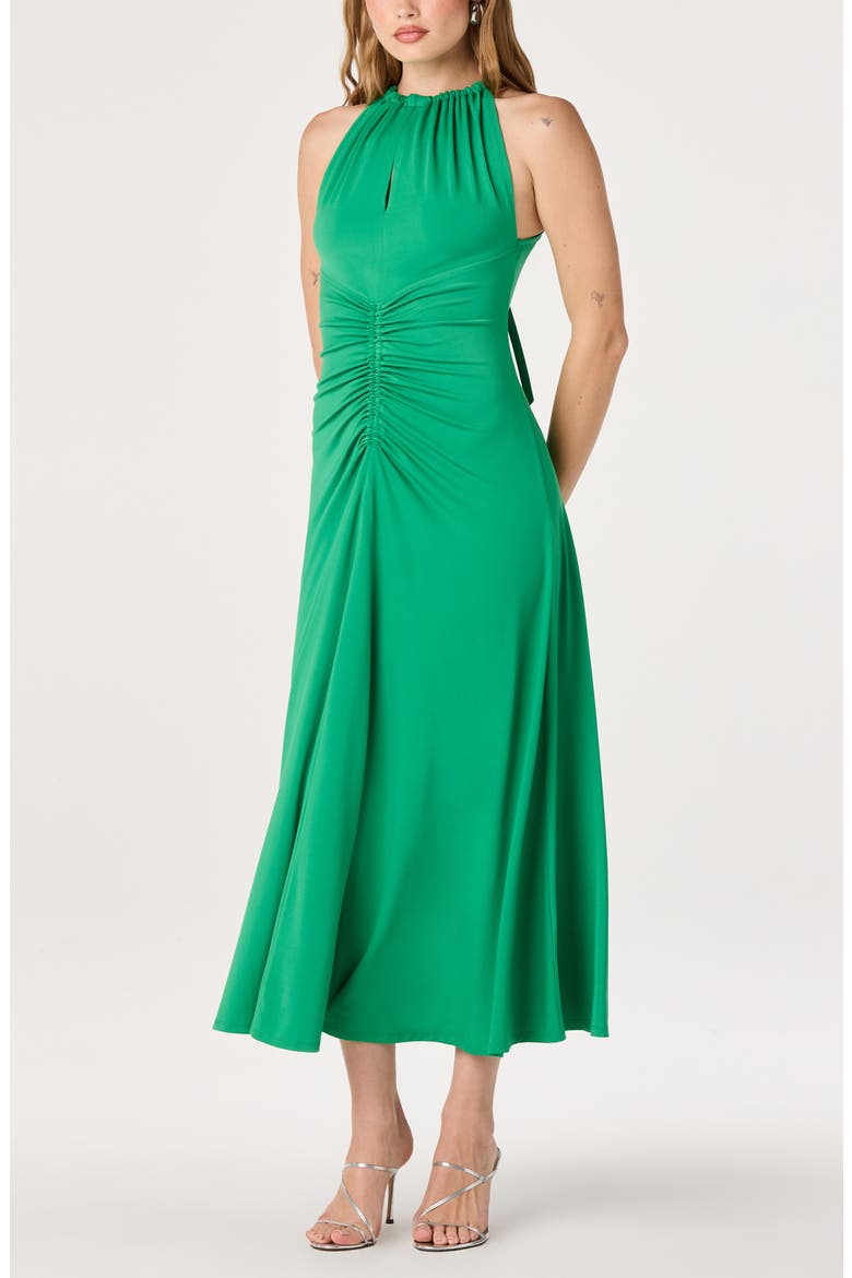 Mallory Sleeveless Dress, Alternate, color, KELLY GREEN