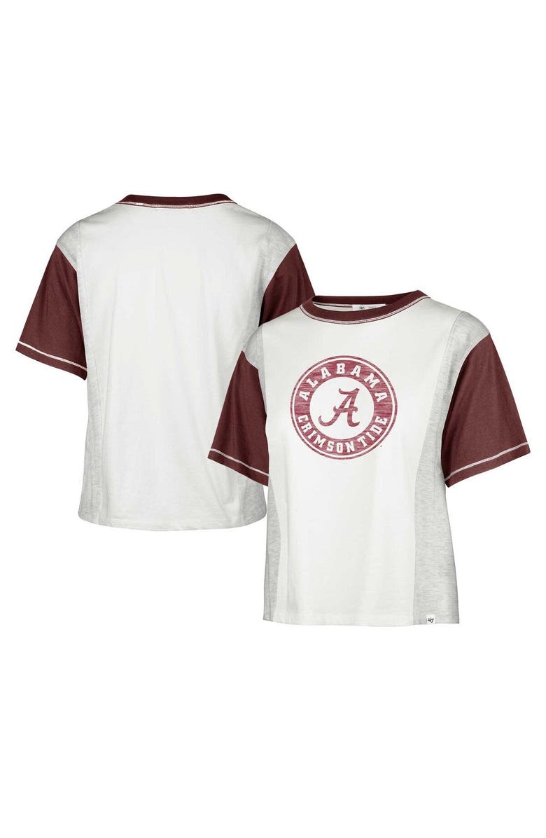 '47 Woman's '47 White Alabama Crimson Tide Premier Tilda Tee, Main, color, White