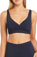 Sea Level Cross Front Multifit Bikini Top