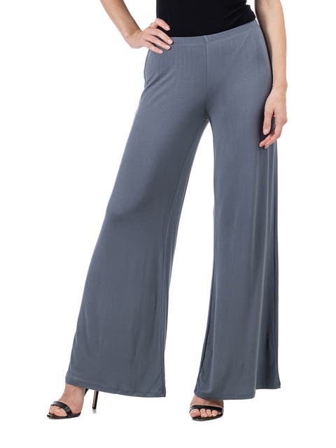 Comfortable Solid Color Palazzo Pants