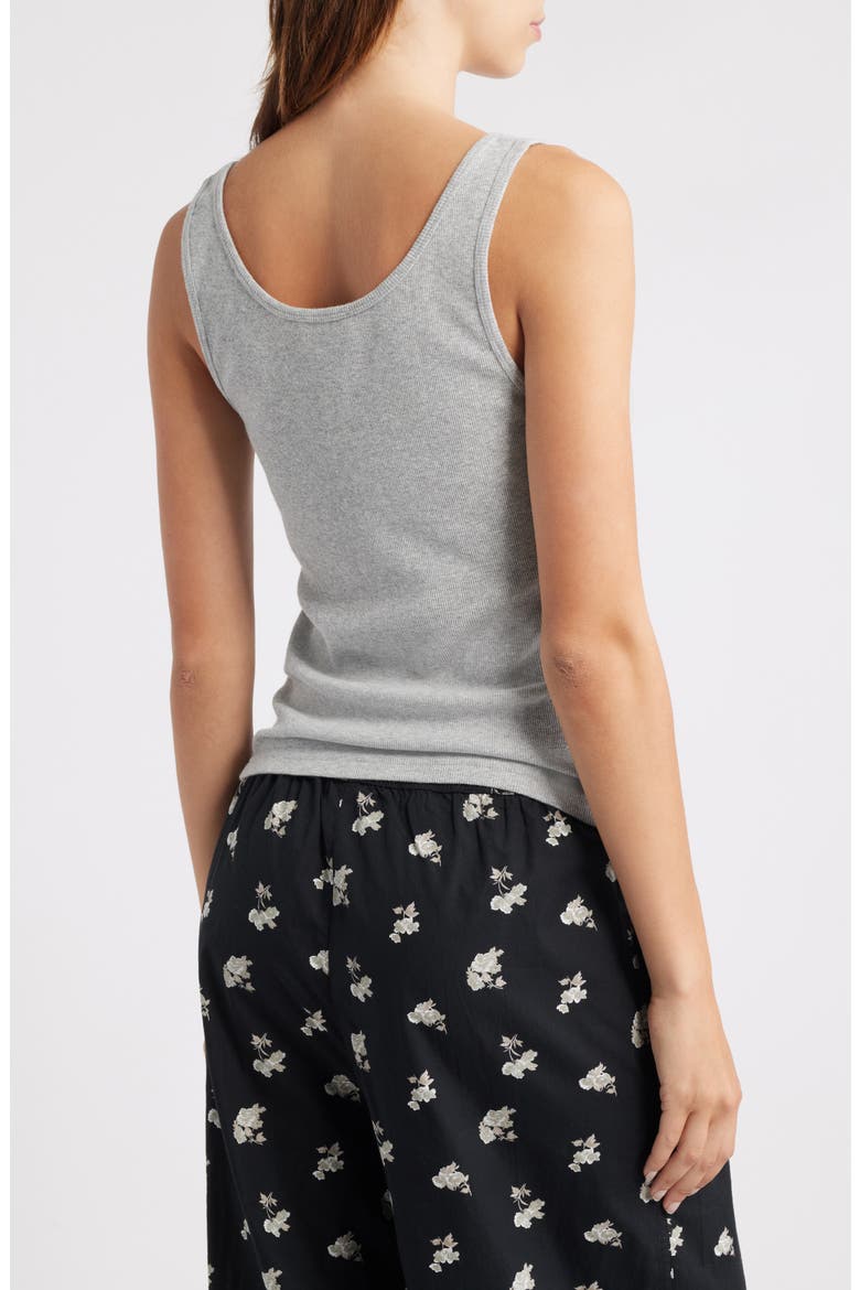 Rib Tank, Alternate, color, GREY HEATHER