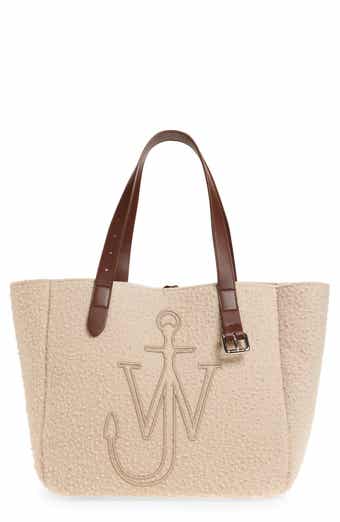 JW Anderson Belt Anchor Logo Felted Wool Tote