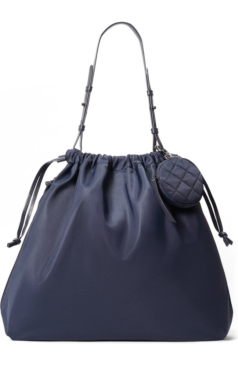 MZ Wallace Waverly Nylon Shoulder Bag, Main, color, Dawn