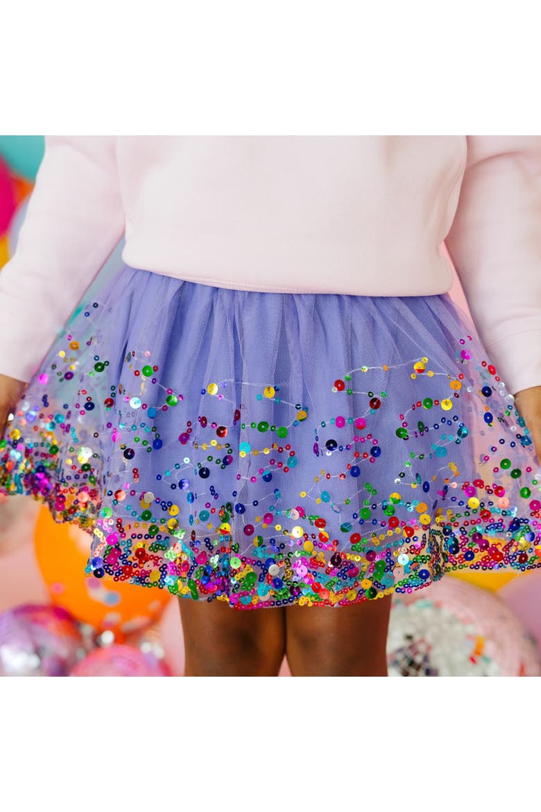 Lavender Confetti Tutu, Alternate, color, Lavender