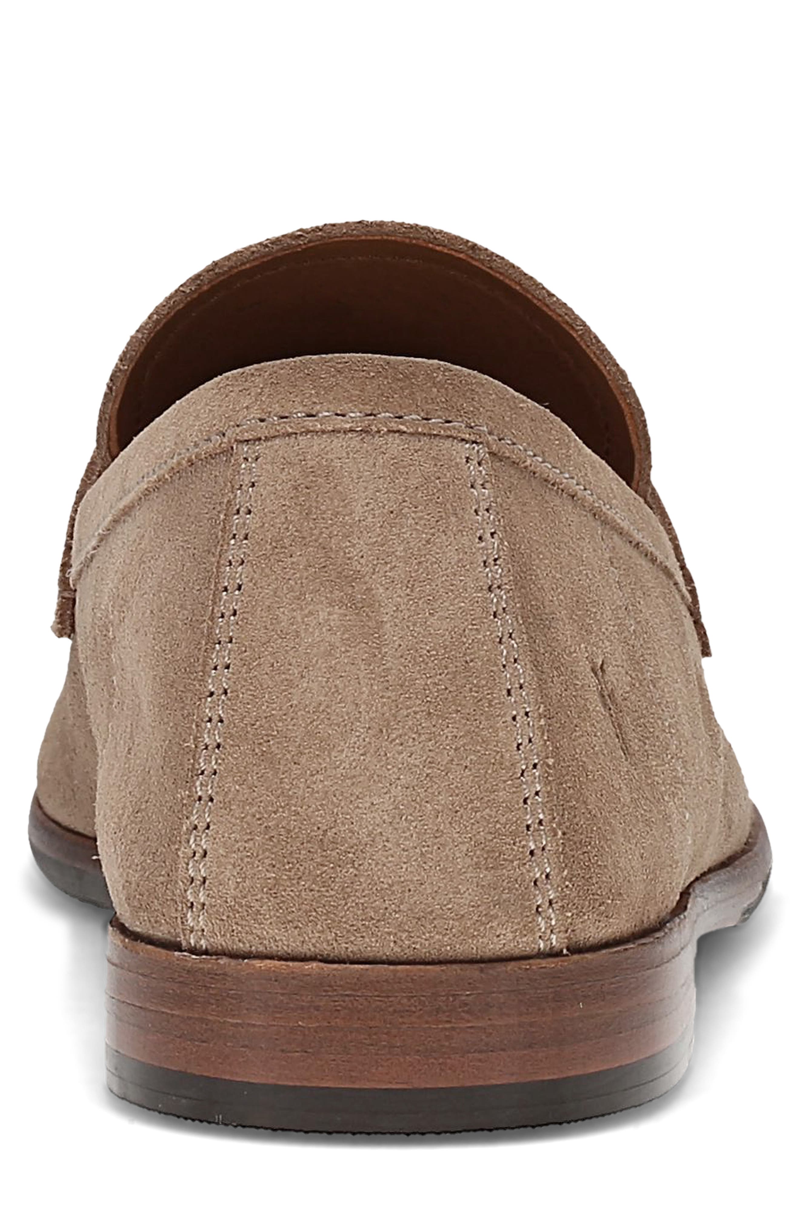 Graham Leather Penny Loafer, Alternate, color, MUSHROOM