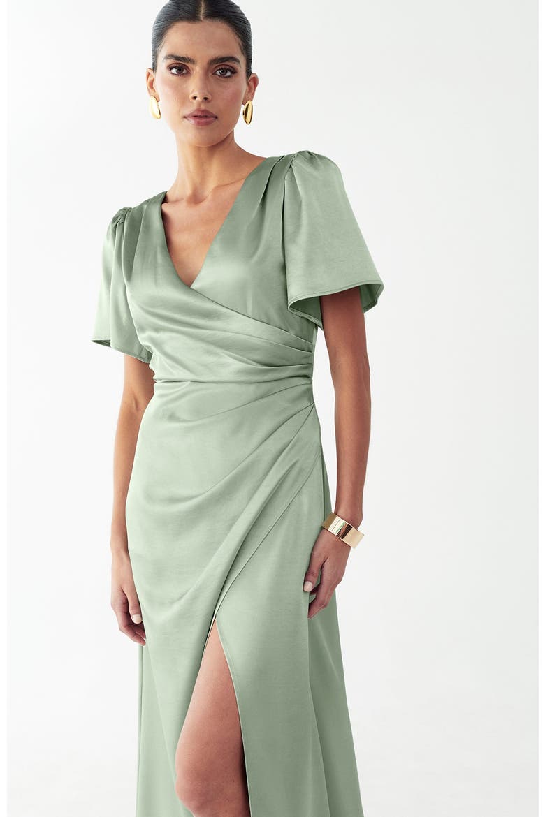 Kimber Maxi Dress, Alternate, color, Sage Green
