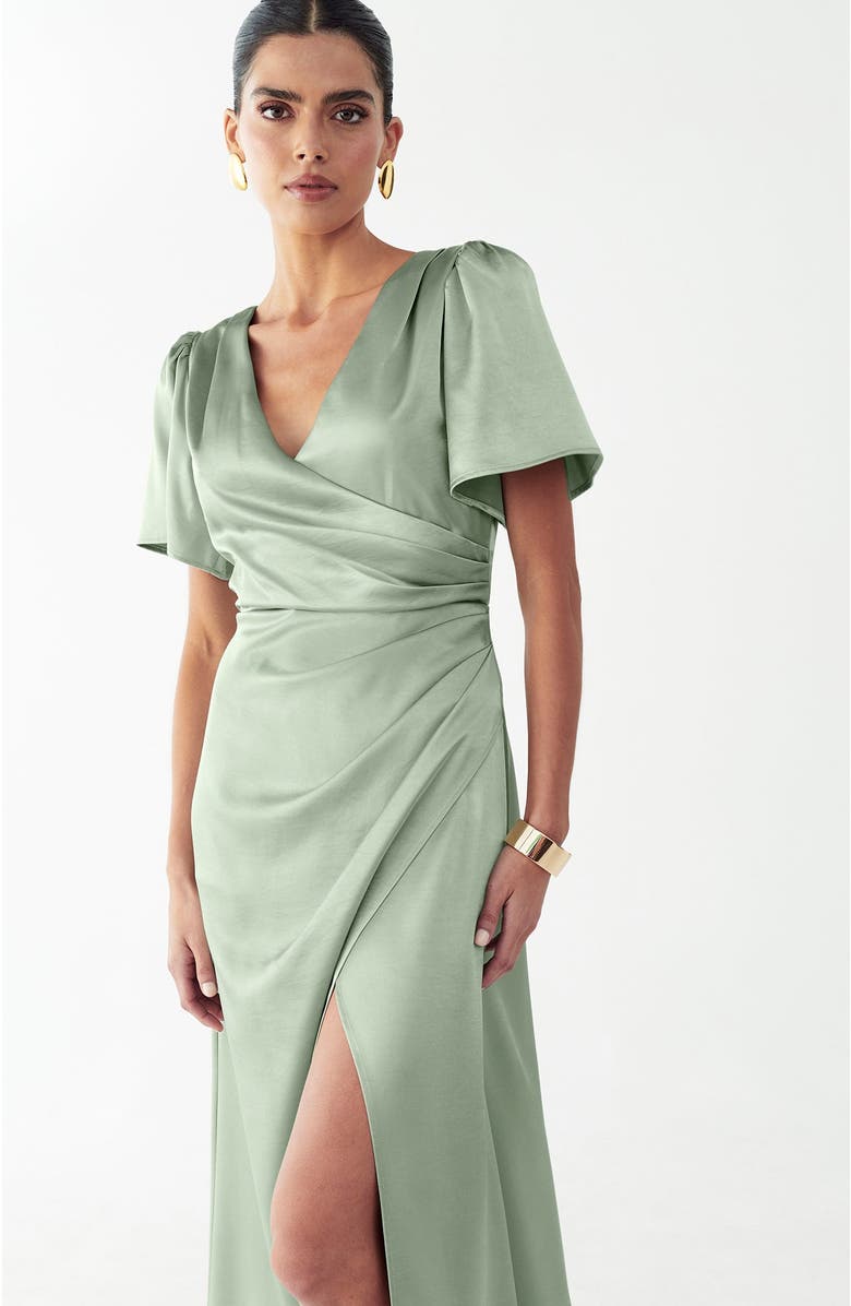 WILLA Kimber Maxi Dress, Alternate, color, Sage Green