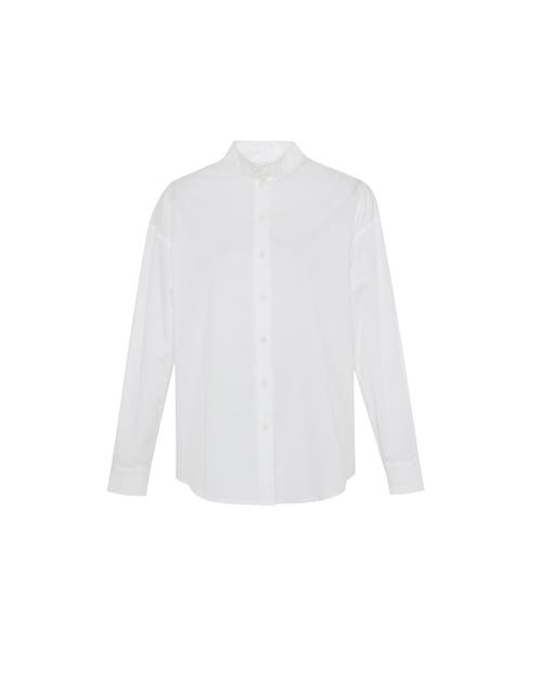 Theo The Label Echo Vice Versa Shirt In White