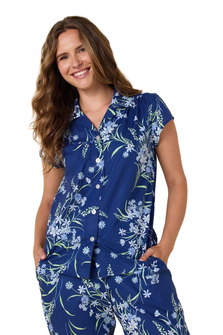 Luxe Pima Capri, Alternate, color, Garden Posy