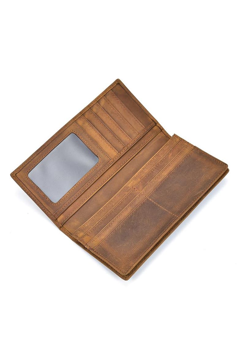 The Pathfinder Bifold Wallet | Genuine Leather Pocket Book, Alternate, color, Brown