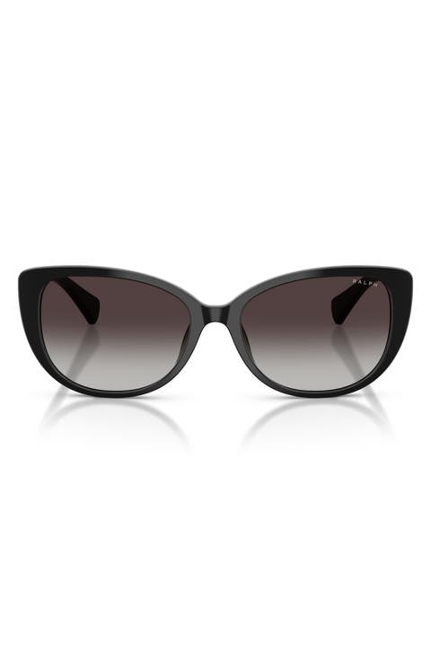56mm Gradient Butterfly Sunglasses
