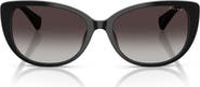 Ralph Lauren 56mm Gradient Butterfly Sunglasses