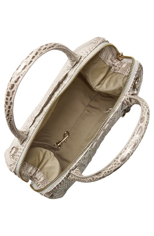 Brahmin Small Caroline Croc Embossed Leather Satchel