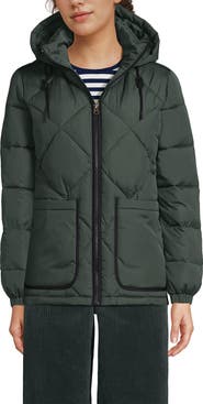 Lands' End FeatherFree Insulated Diamond Quilted Jacket