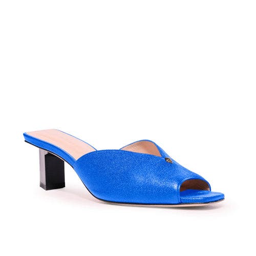 Tiannia Barnes Tiffany Mule Sandals - Low, Alternate, color, Cobalt Blue