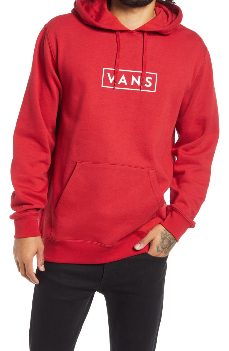 Vans Easy Box Logo Hoodie, Main, color, 