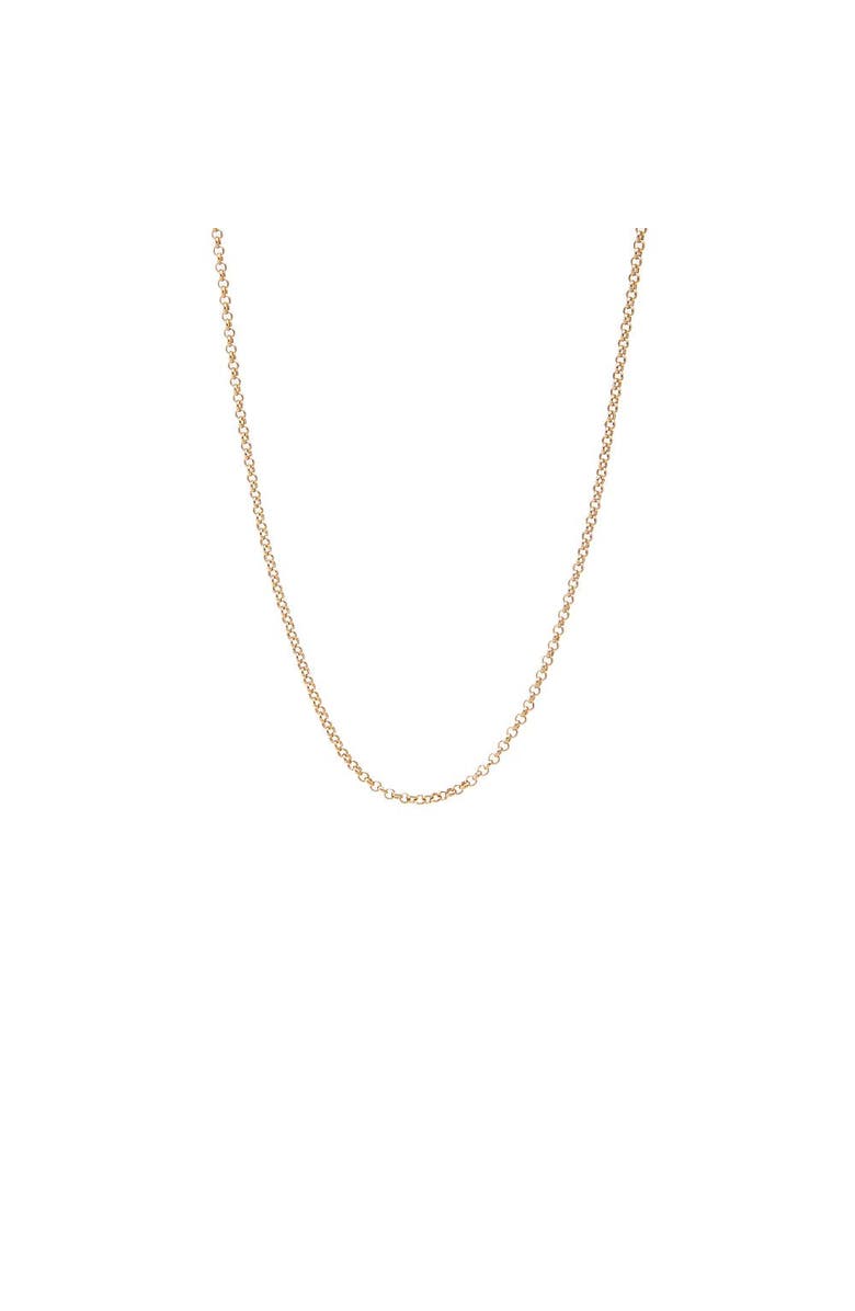 BY ADINA EDEN Rollo Cable Chain Necklace 14K, Main, color, 14K Gold - 20 Inch