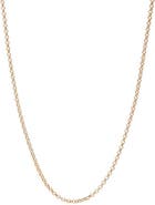 BY ADINA EDEN Rollo Cable Chain Necklace 14K