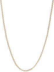 BY ADINA EDEN Rollo Cable Chain Necklace 14K