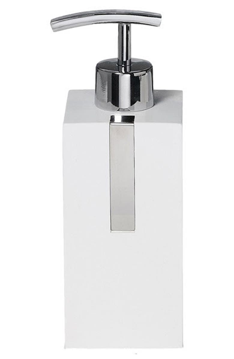 ROSELLI TRADING COMPANY Houston Street Lotion Pump Dispenser, Main, color, White