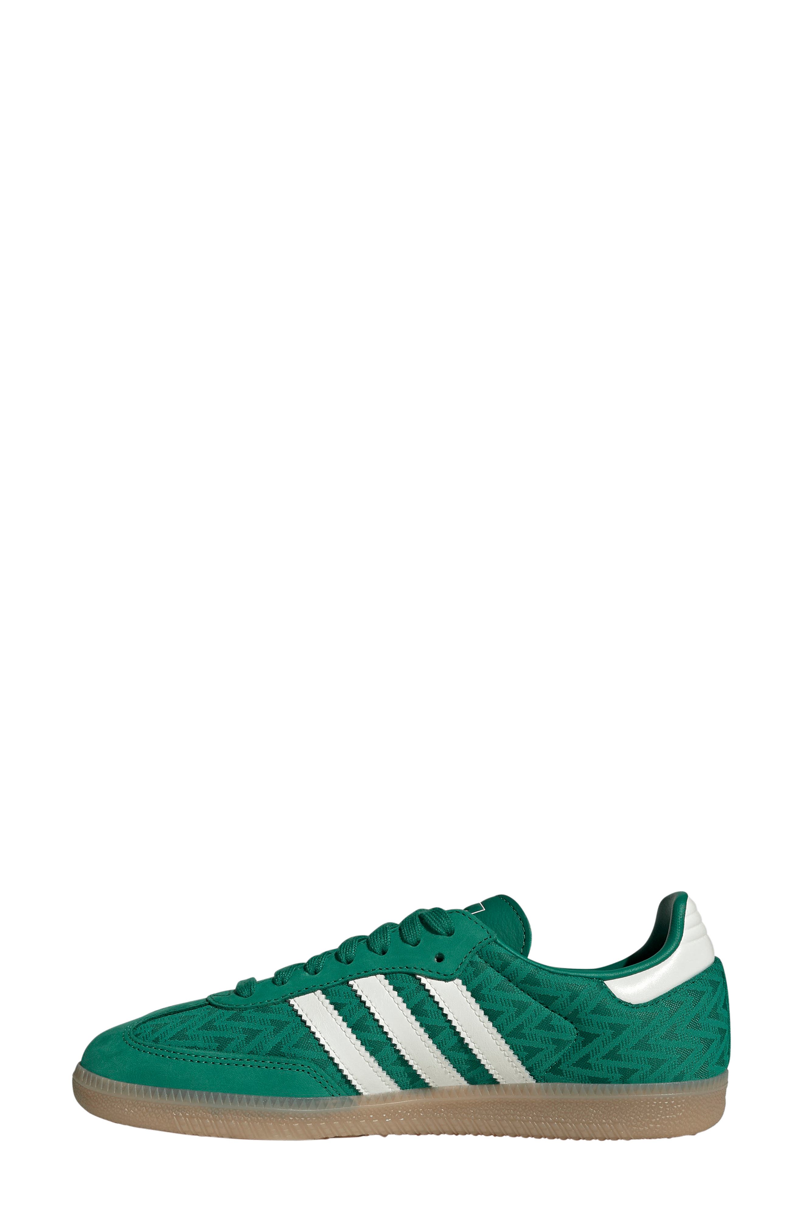 adidas Samba OG Sneaker, Alternate, color, Green/ Off White/ Gold