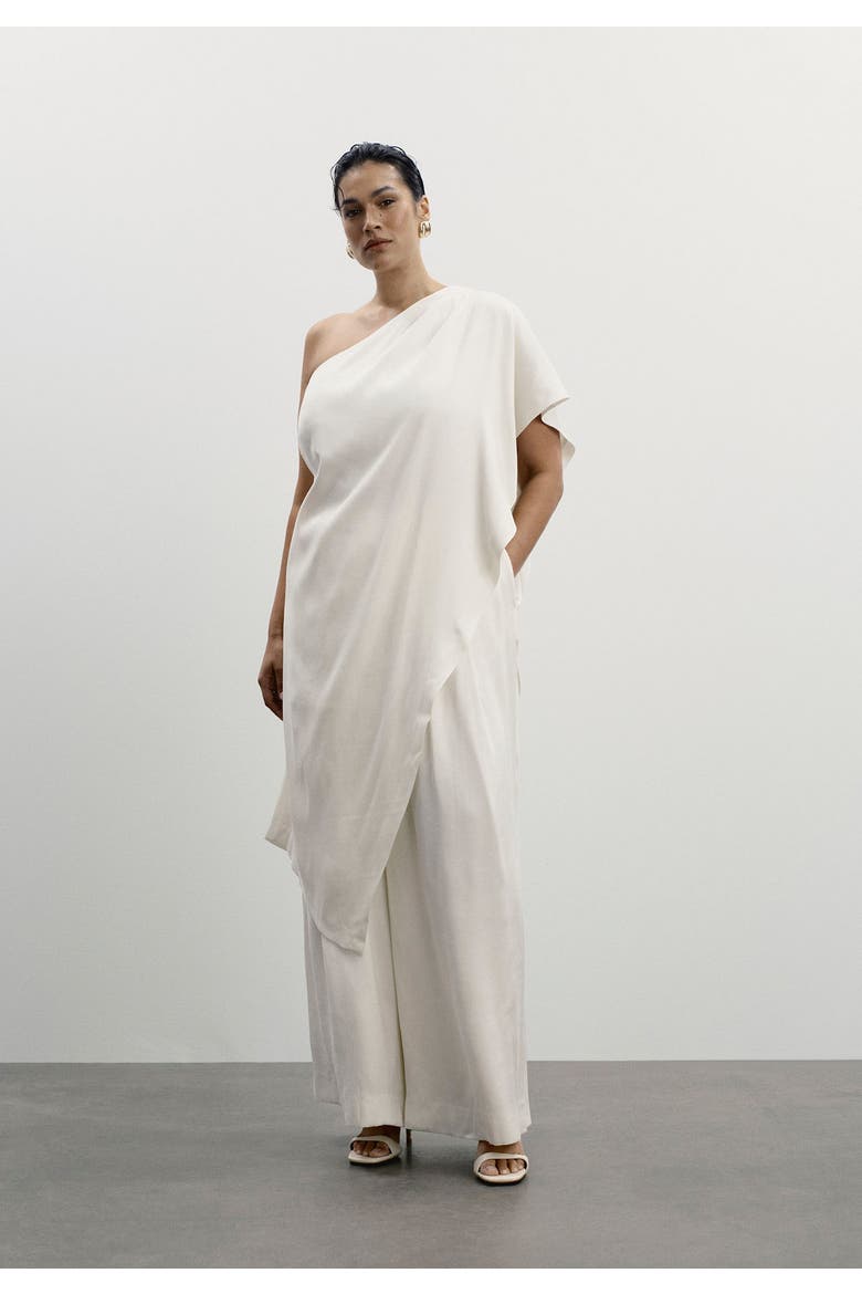 Longline Cape Top, Alternate, color, VANILLA ICE