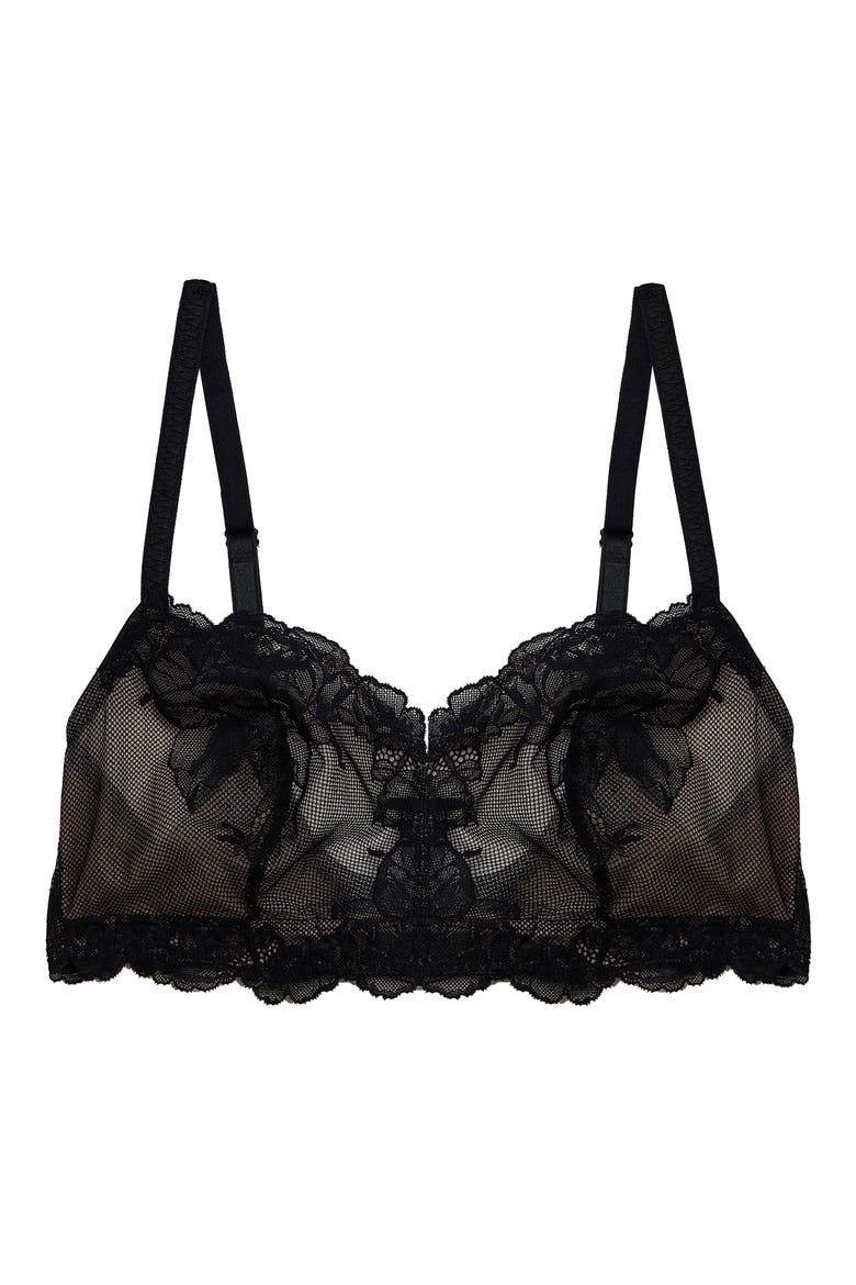 Vivid Attraction Bralette, Alternate, color, BLACK