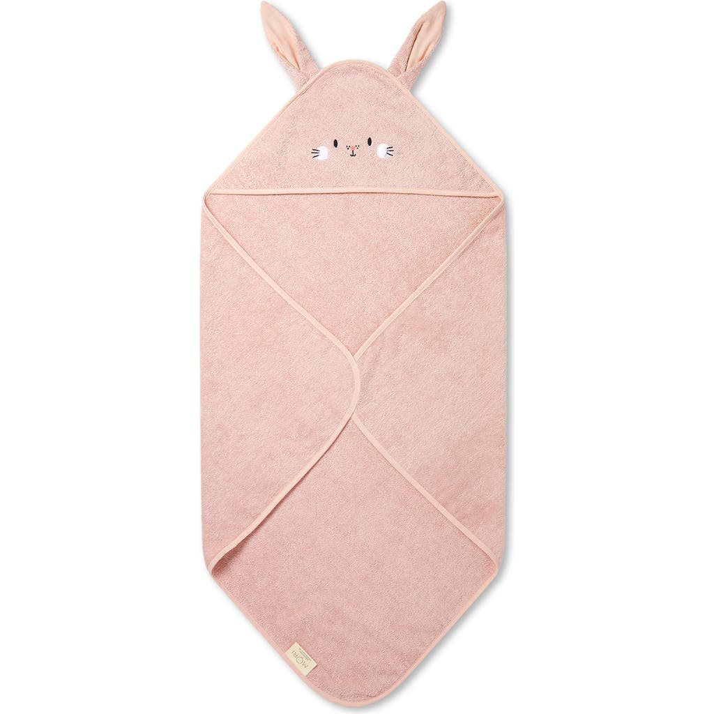 MORI Animal Hooded Towel in Blush  product