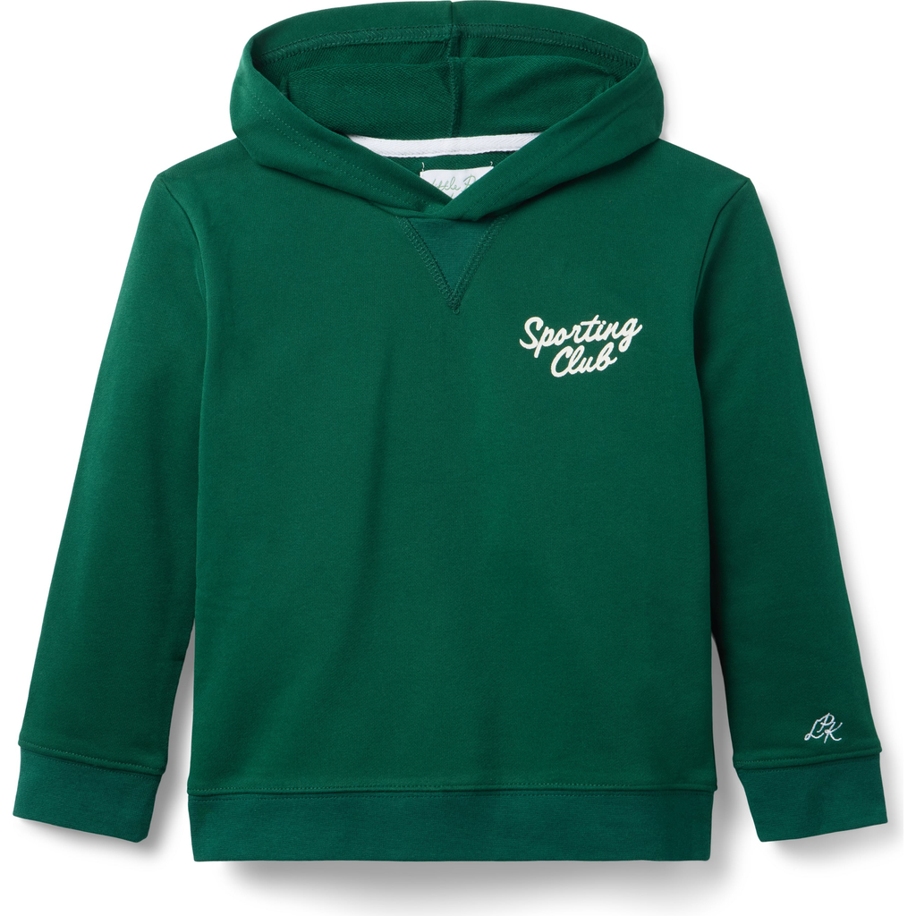 Little Paper Kids Hayes Hoodie In Green