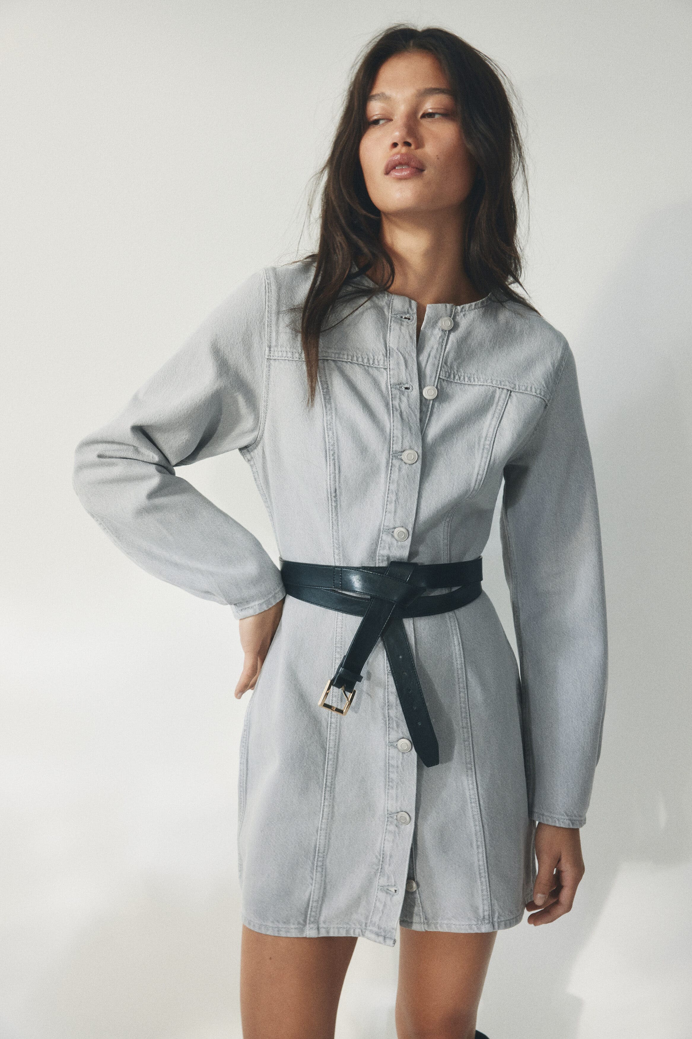 Denim dress - image 2