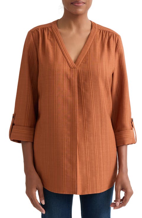 Roll Tab Tunic Top