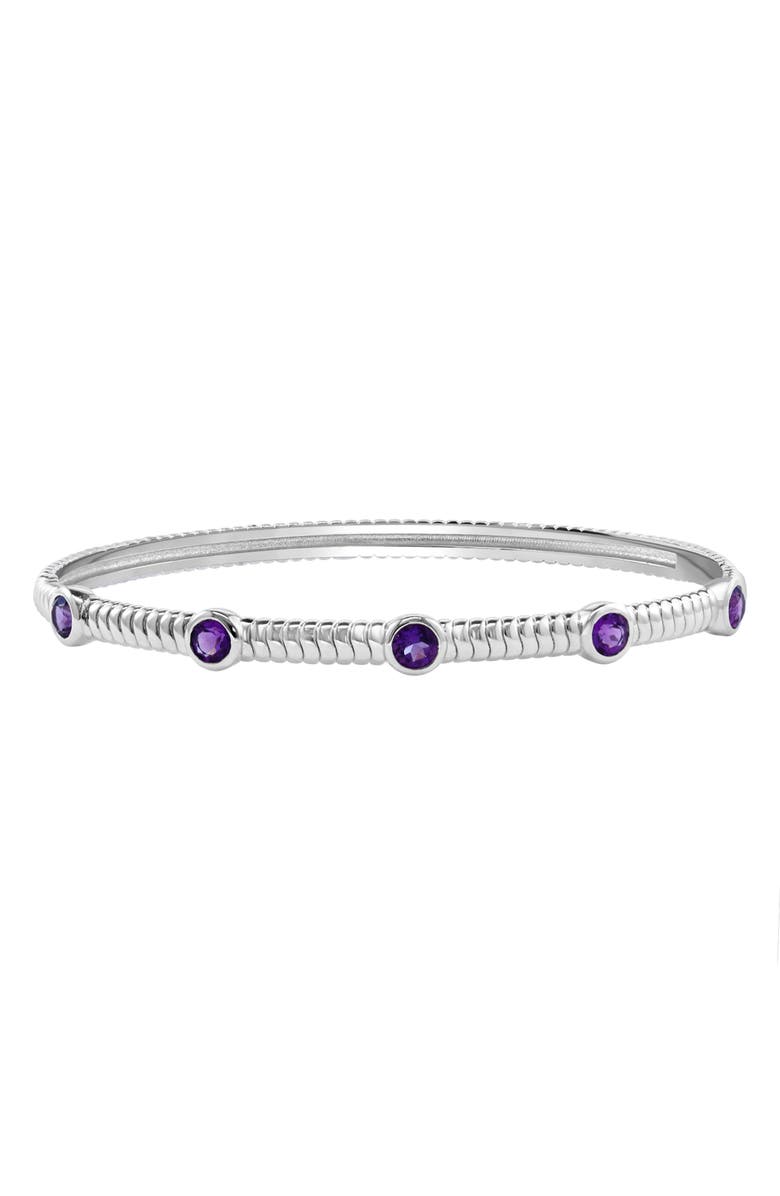 EFFY Amethyst Station Cuff Bracelet, Main, color,