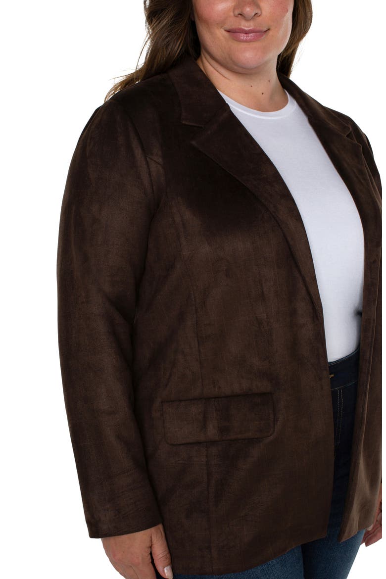Boyfriend Blazer, Alternate, color, BROWN