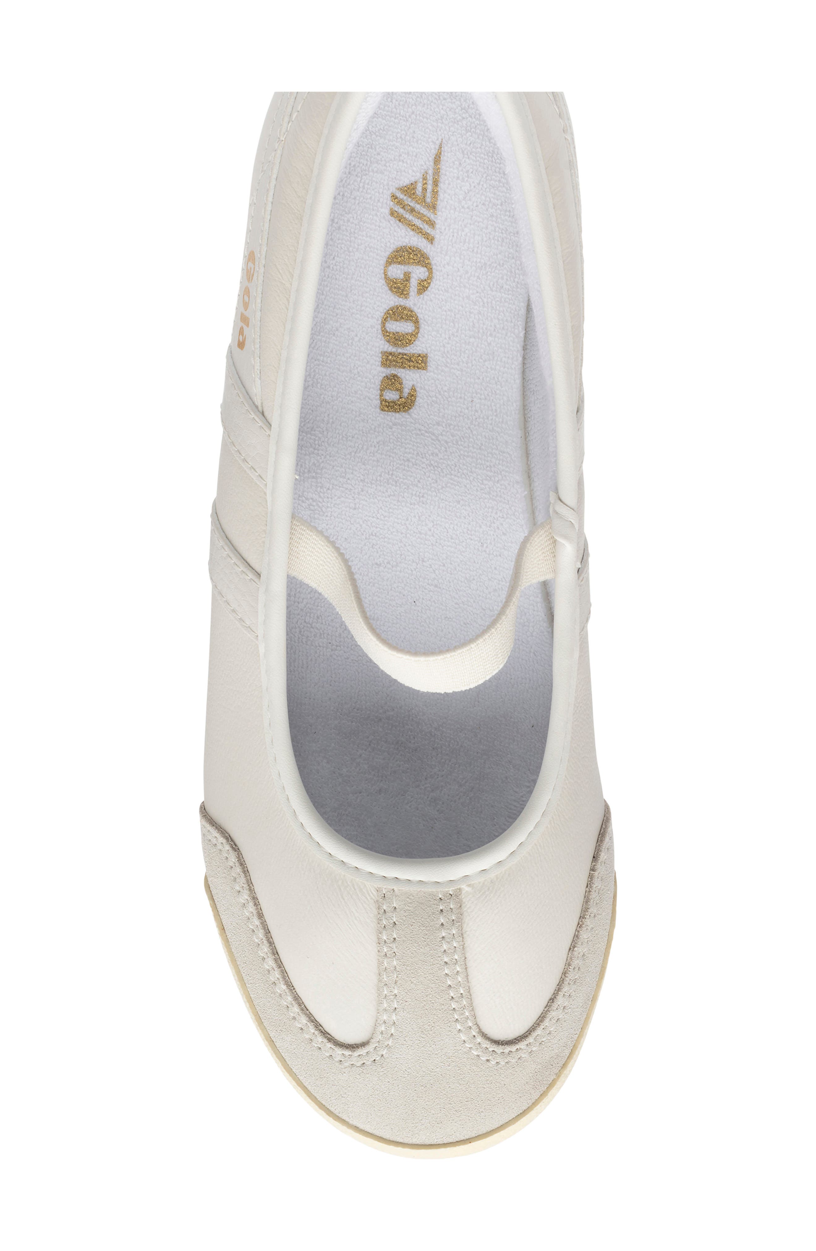 Celestra Leather Mary Jane Sneaker, Alternate, color, WHITE/ WHITE