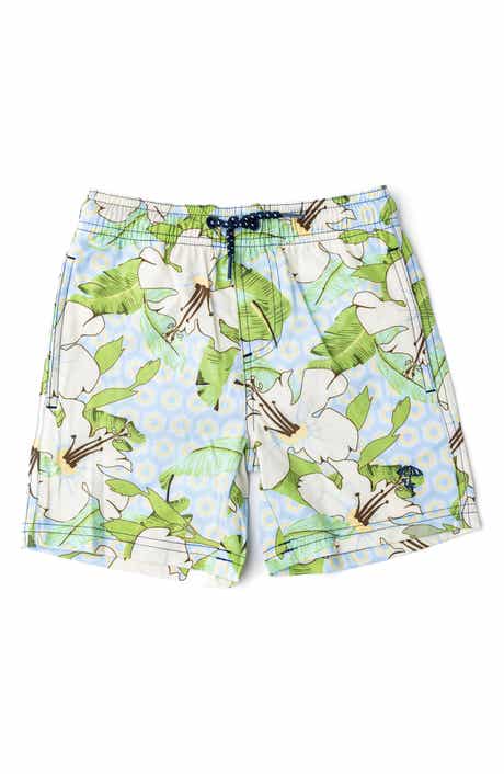 Shade Critters Kids' Hibiscus UPF 50+ Swim Trunks