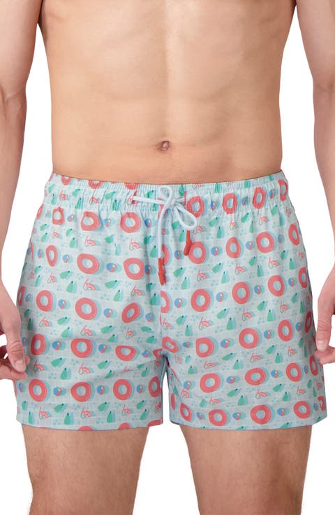 Print Swim Trunks