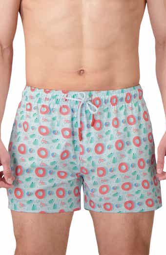 Sunset x Vine Print Swim Trunks