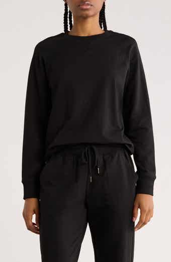 90 DEGREE BY REFLEX Everyday French Terry Raglan Sleeve Sweatshirt