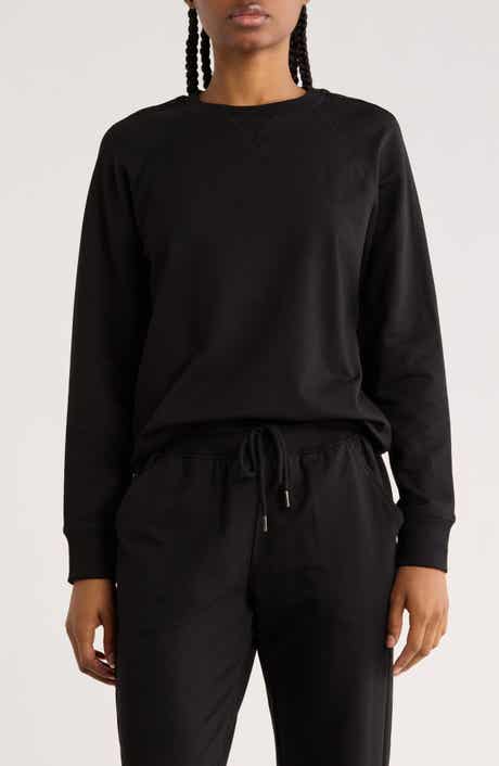 90 DEGREE BY REFLEX Everyday French Terry Raglan Sleeve Sweatshirt