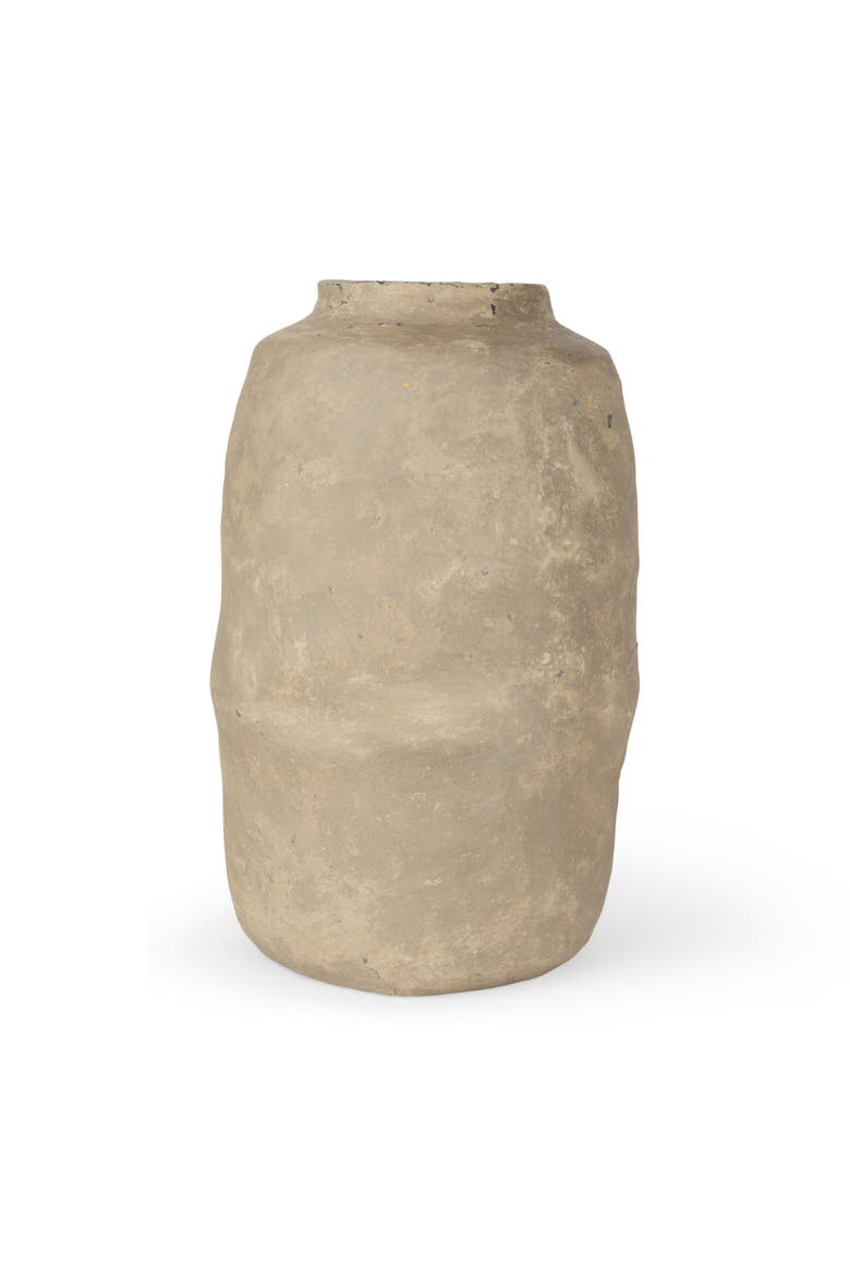 Bala Paper Mache Vase, Alternate, color, Grey