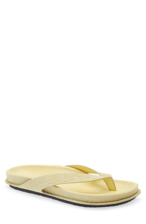 Les Tongs Croc Embossed Water Repellent Flip Flop (Men)