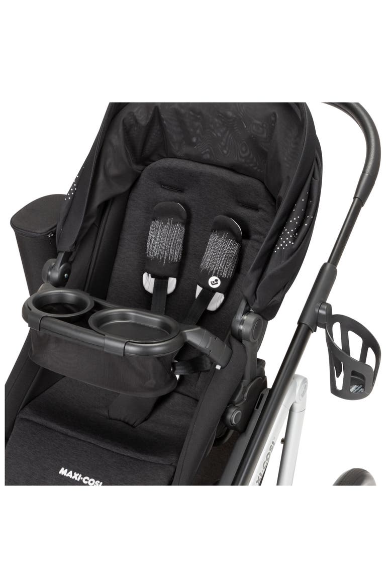 Lila Modular Stroller, Alternate, color, FREQUENCY BLACK
